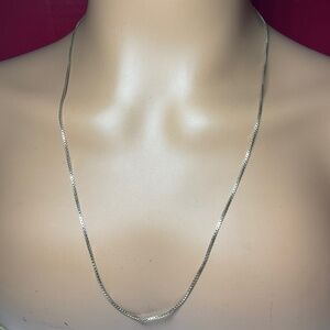 Sterling Silver IBB Chain / Necklace. 24 inches long